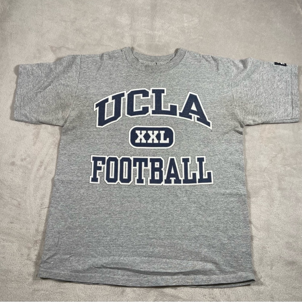 Vintage Starter UCLA Football Gray Shirt Large Screenprint
